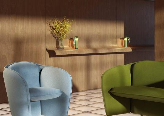 Кресло от фабрики Petite Friture модель M088020