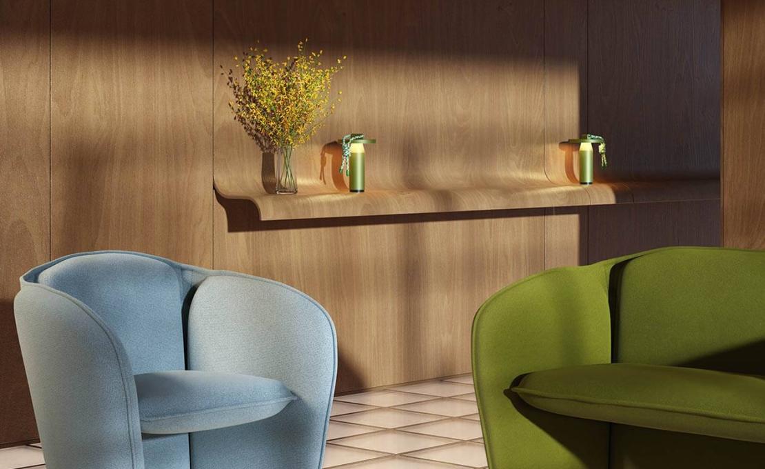 Кресло от фабрики Petite Friture модель M088020