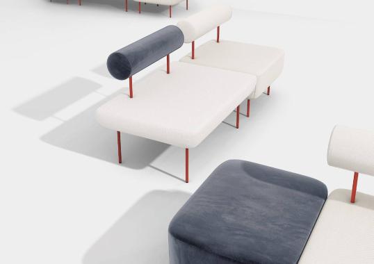 Пуф от фабрики Petite Friture модель Hoff Pouf