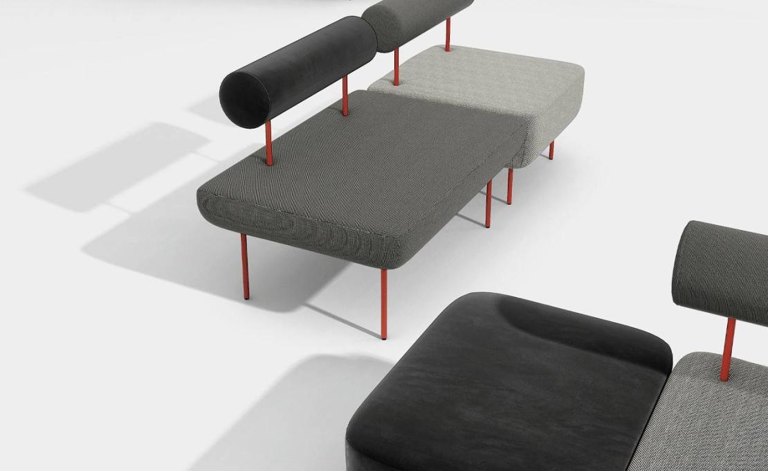 Пуф от фабрики Petite Friture модель Hoff Pouf