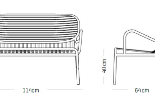 Уличный диван Petite Friture M07419 image 2