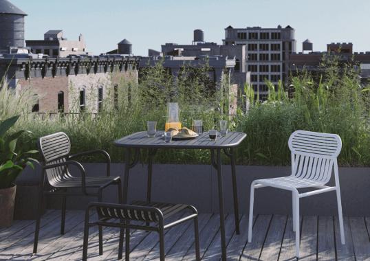 Уличный барный стул от фабрики Petite Friture модель M07420