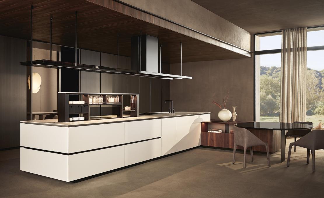 Кухни от фабрики Poliform модель ARTEX PRO KITCHEN