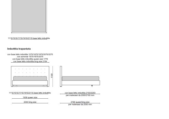 Кровать Poliform Arca Bed image 2