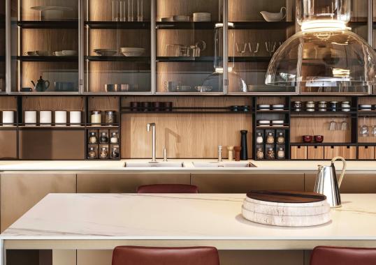 Кухни от фабрики Poliform модель ALEA PRO KITCHEN