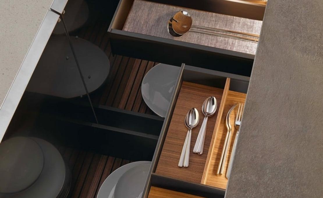 Кухни от фабрики Poliform модель Artex Kitchen