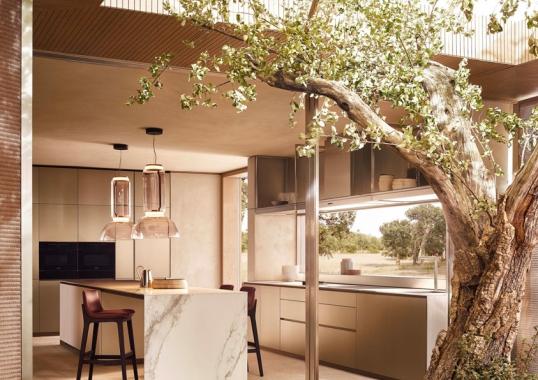 Кухни от фабрики Poliform модель ALEA PRO KITCHEN