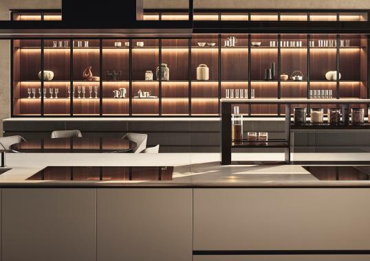 Кухни от фабрики Poliform модель ARTEX PRO KITCHEN