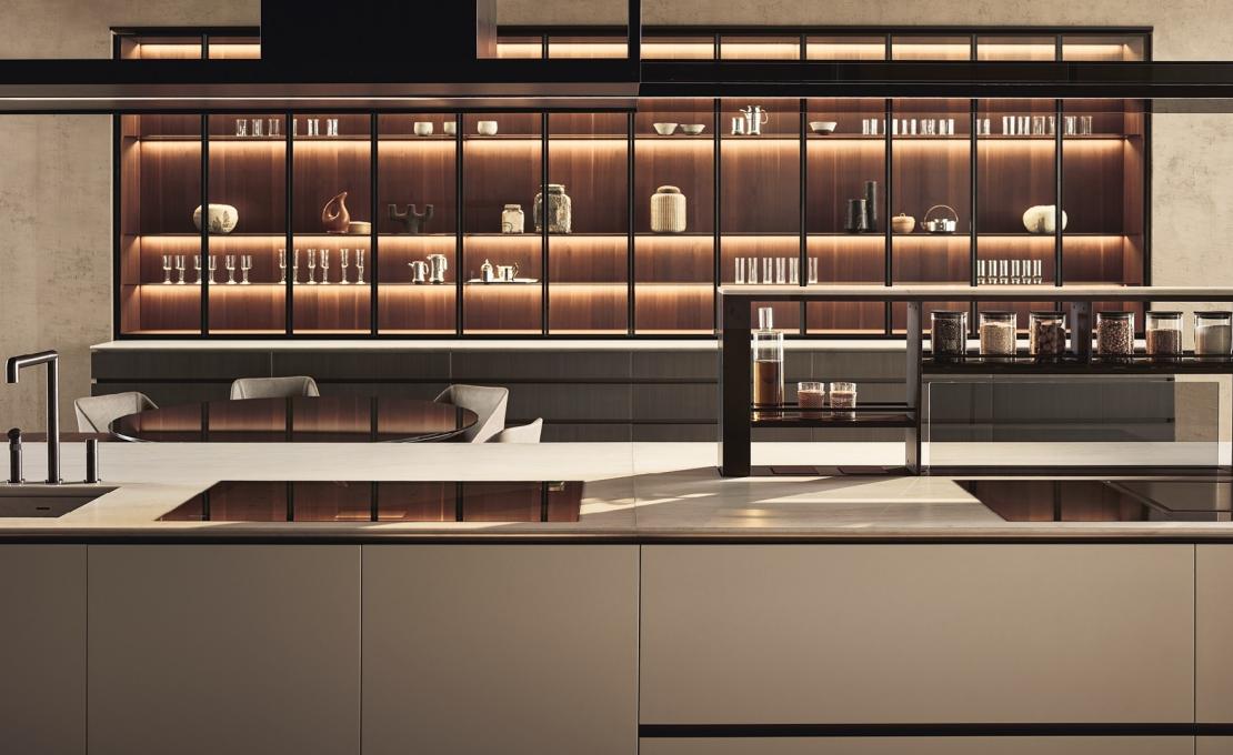 Кухни от фабрики Poliform модель ARTEX PRO KITCHEN