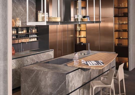Кухни от фабрики Poliform модель ALEA PRO KITCHEN