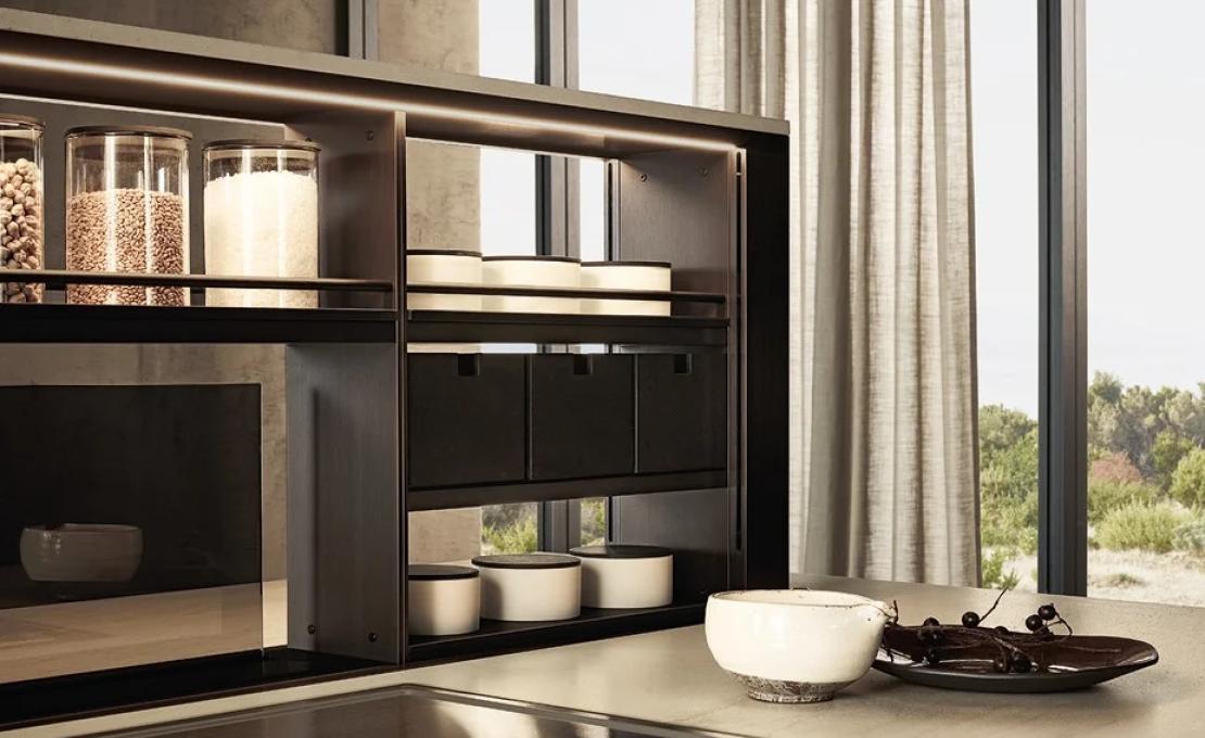 Кухни от фабрики Poliform модель ARTEX PRO KITCHEN