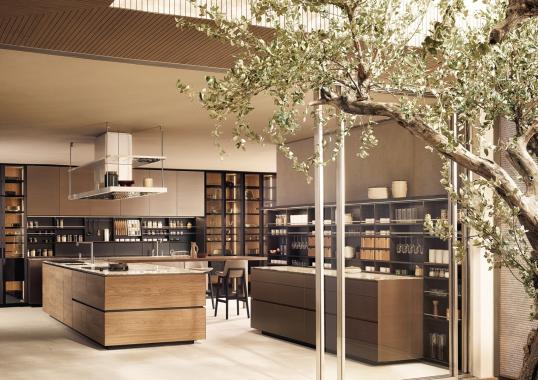 Кухни от фабрики Poliform модель Artex Kitchen