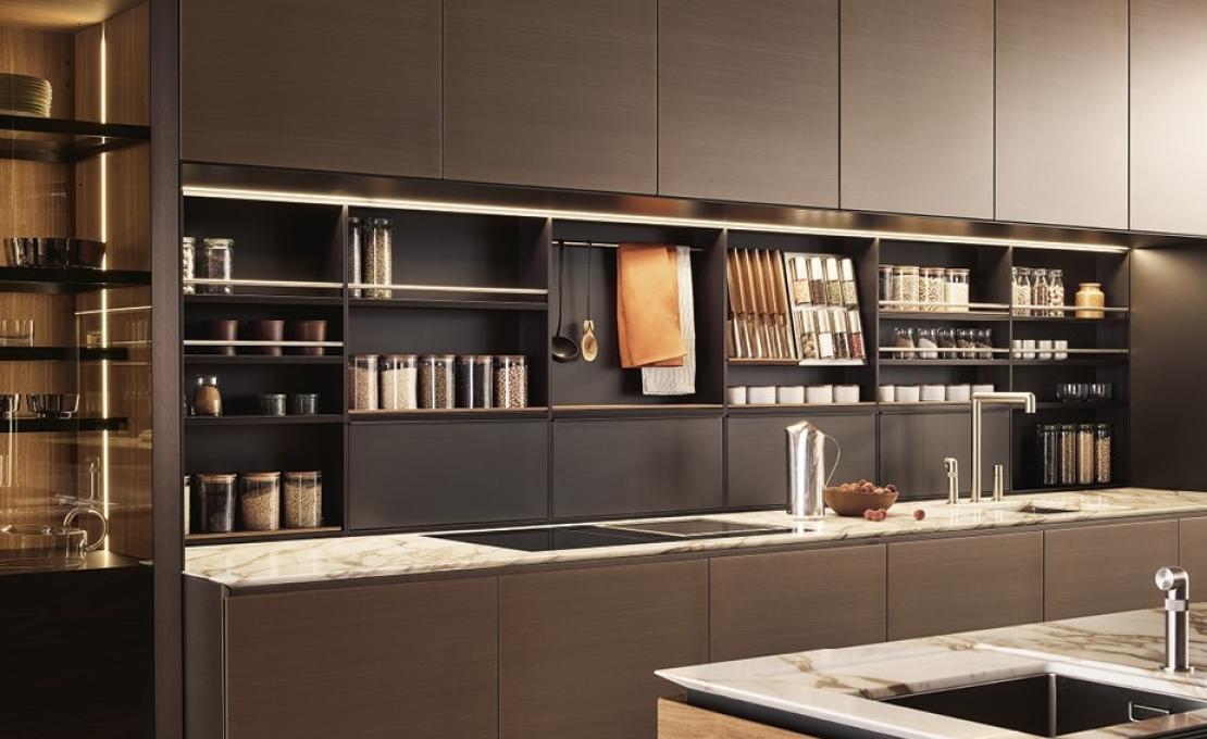 Кухни от фабрики Poliform модель Artex Kitchen