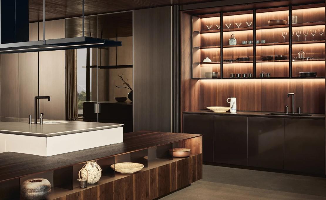 Кухни от фабрики Poliform модель ARTEX PRO KITCHEN