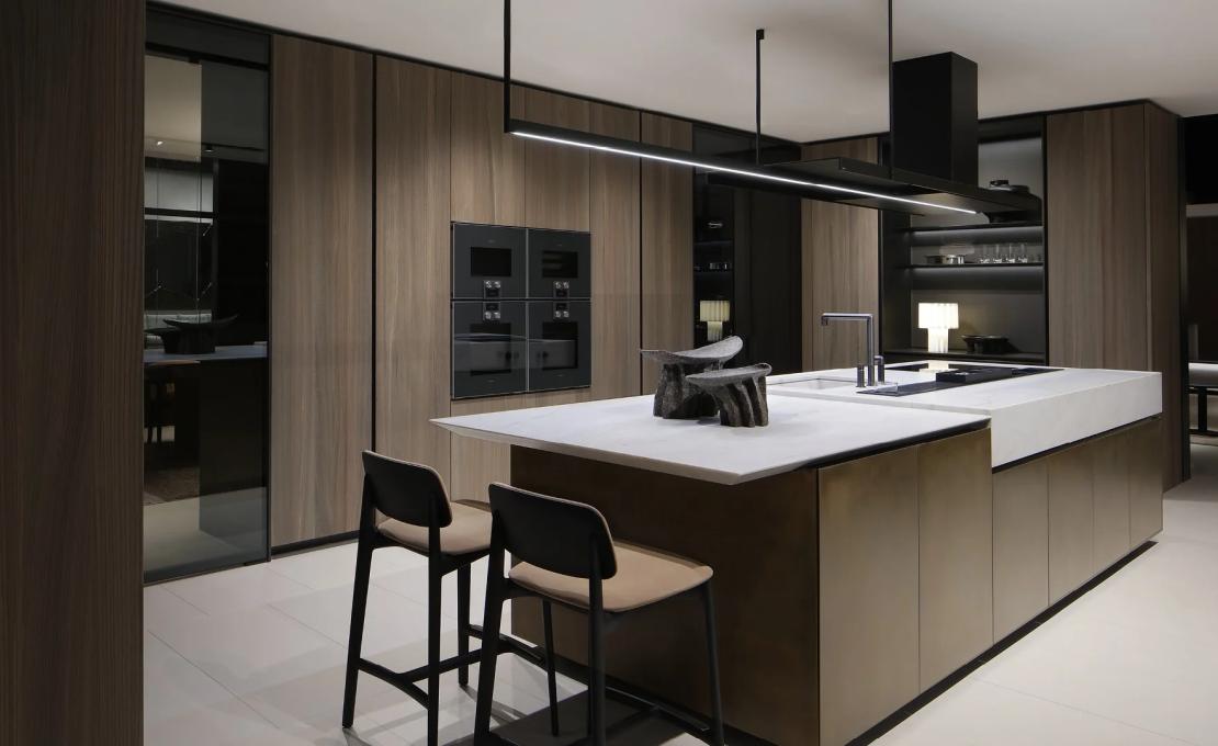 Кухни от фабрики Poliform модель ARTEX PRO KITCHEN
