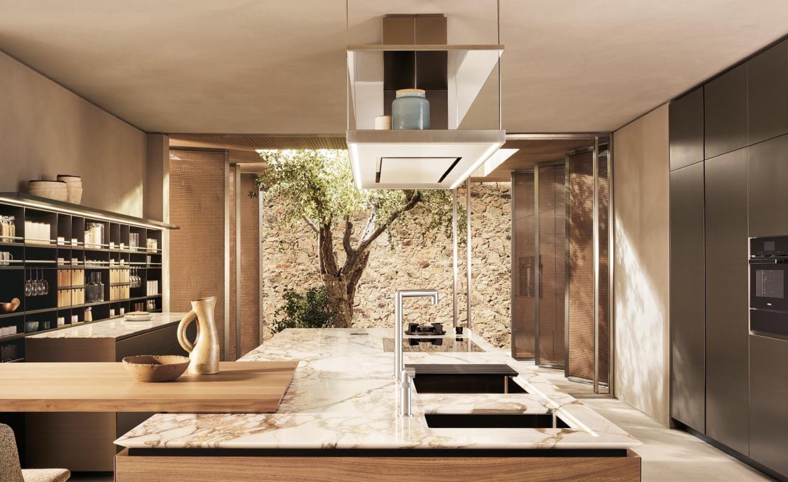 Кухни от фабрики Poliform модель Artex Kitchen