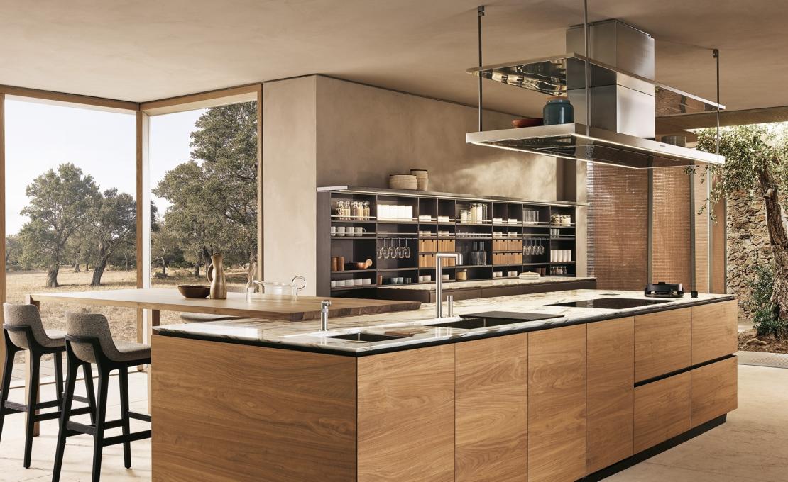 Кухни от фабрики Poliform модель Artex Kitchen