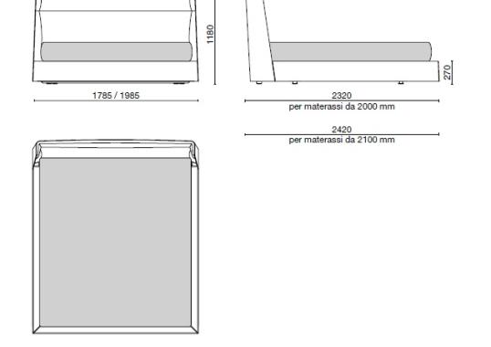 Кровать Poliform Chloe Bed image 2