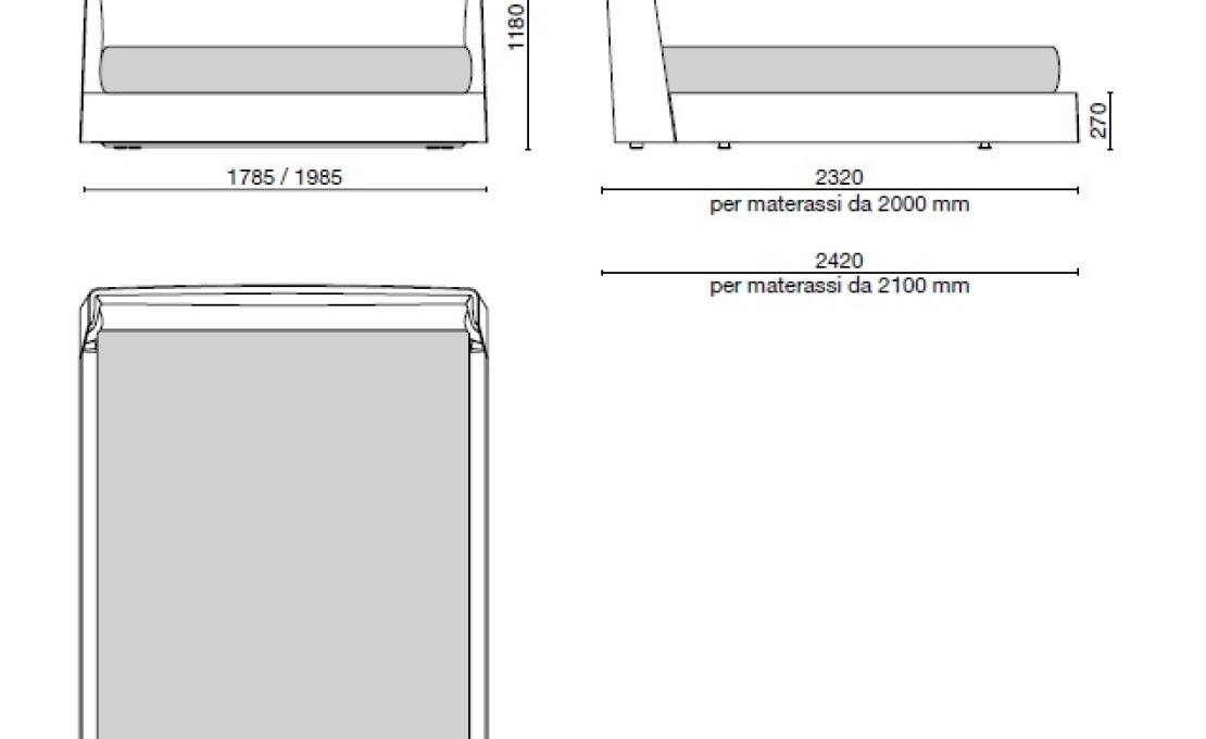 Кровать от фабрики Poliform модель Chloe Bed