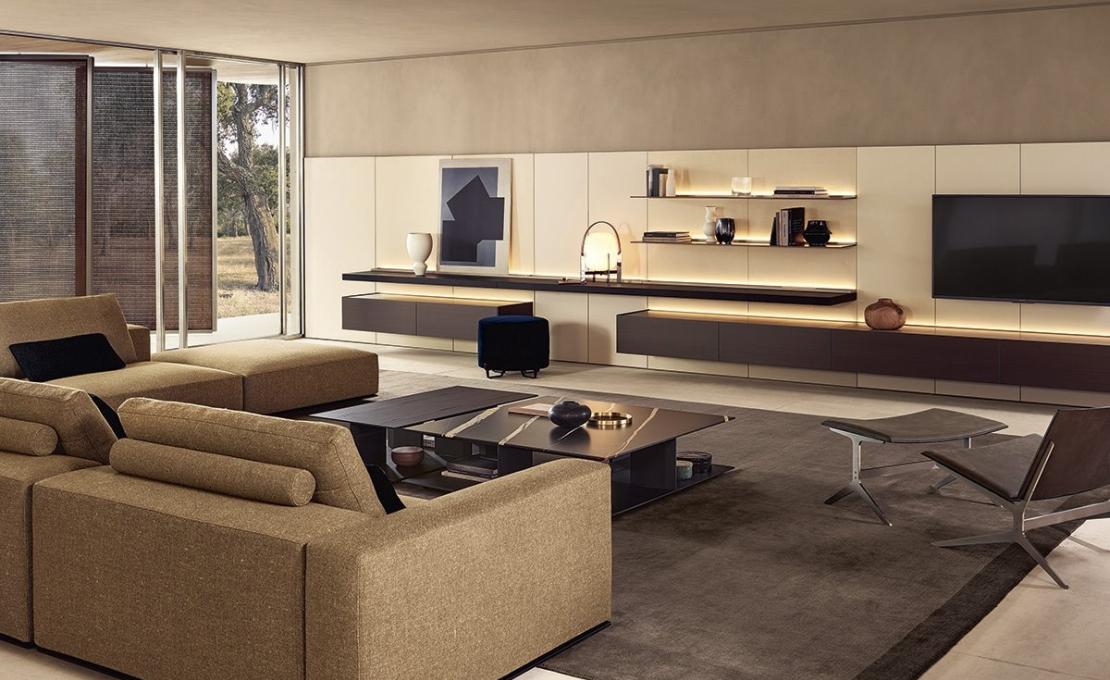 Стеллаж для книг от фабрики Poliform модель Code Day Systems