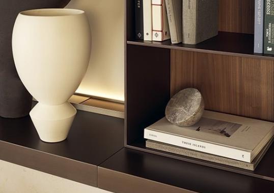 Стеллаж для книг от фабрики Poliform модель Code Day Systems