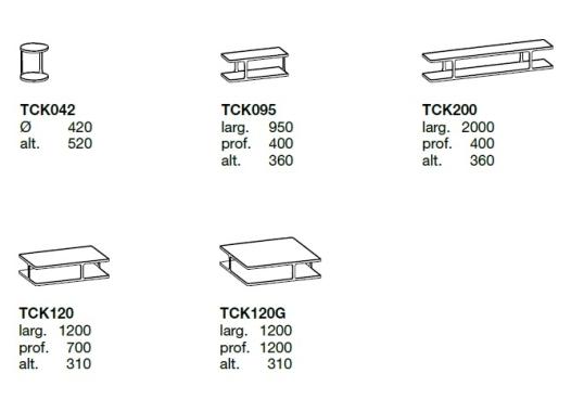 Журнальный столик Poliform Creek image 2