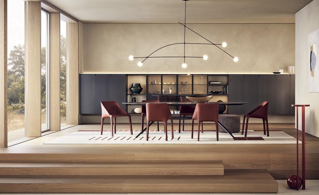 Стеллаж для книг от фабрики Poliform модель Code Day Systems