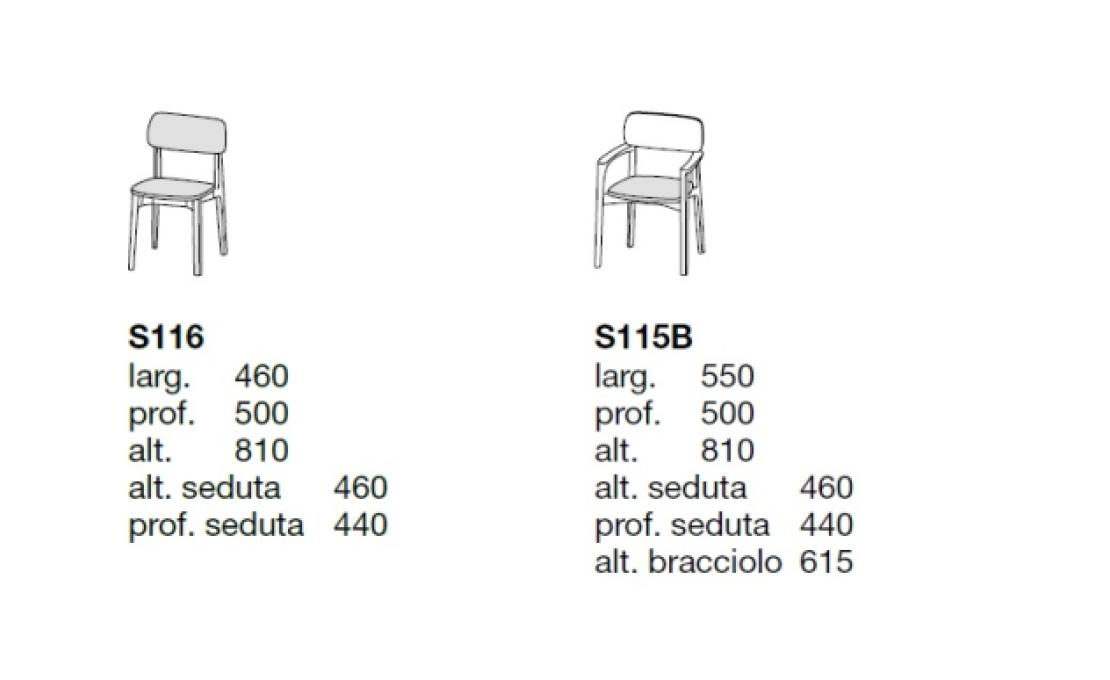 Стул от фабрики Poliform модель Curve 