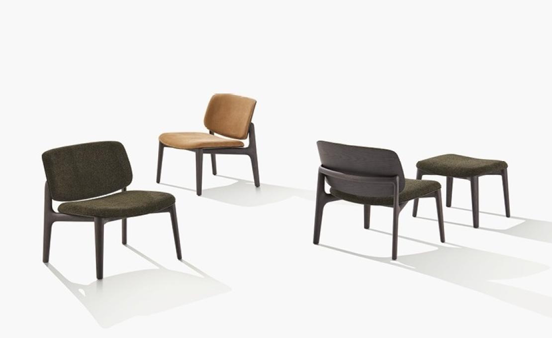 Кресло от фабрики Poliform модель Curve Arm 