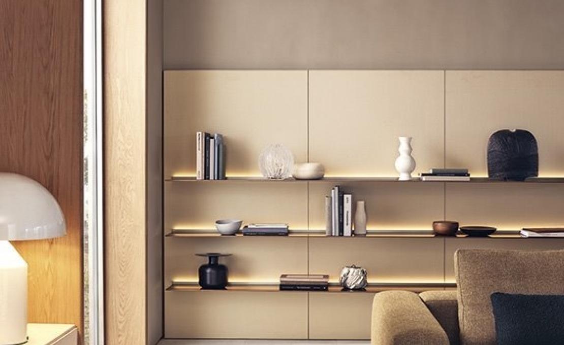 Стеллаж для книг от фабрики Poliform модель Code Day Systems