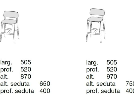 Барный стул Poliform CURVE STOOL image 2