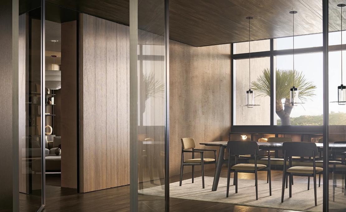 Стул от фабрики Poliform модель Curve Wooden 