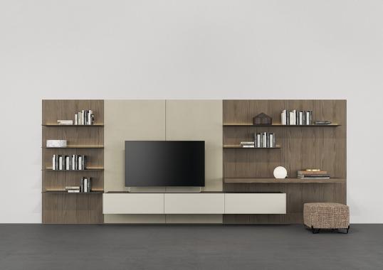 Стеллаж для книг от фабрики Poliform модель Code Day Systems