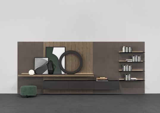 Стеллаж для книг от фабрики Poliform модель Code Day Systems