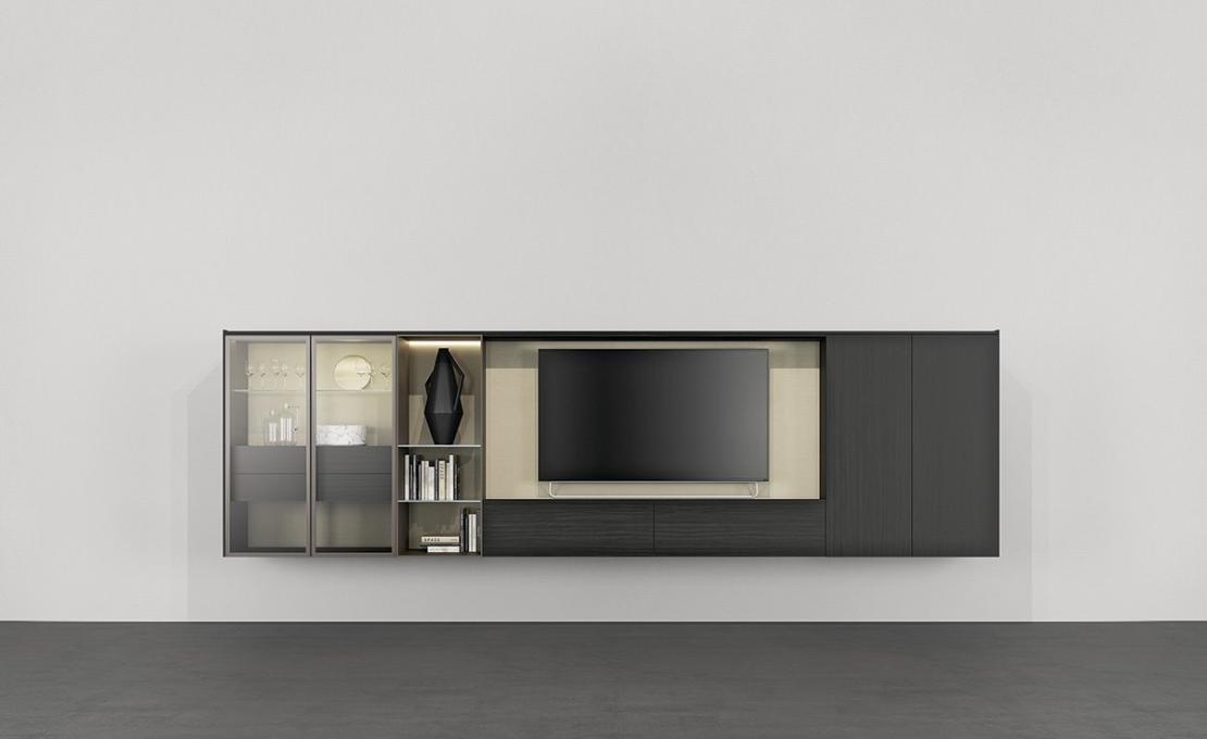 Стеллаж для книг от фабрики Poliform модель Code Day Systems