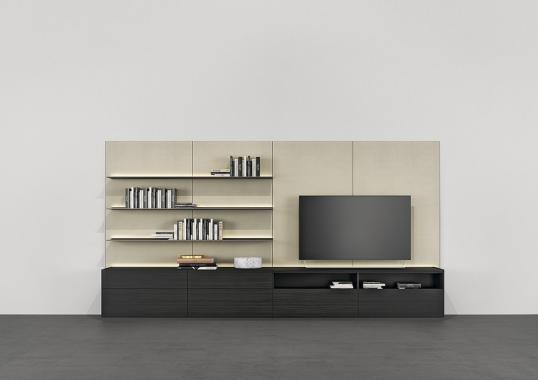 Стеллаж для книг от фабрики Poliform модель Code Day Systems