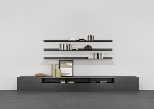 Стеллаж для книг от фабрики Poliform модель Code Day Systems