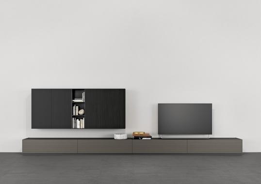 Стеллаж для книг от фабрики Poliform модель Code Day Systems