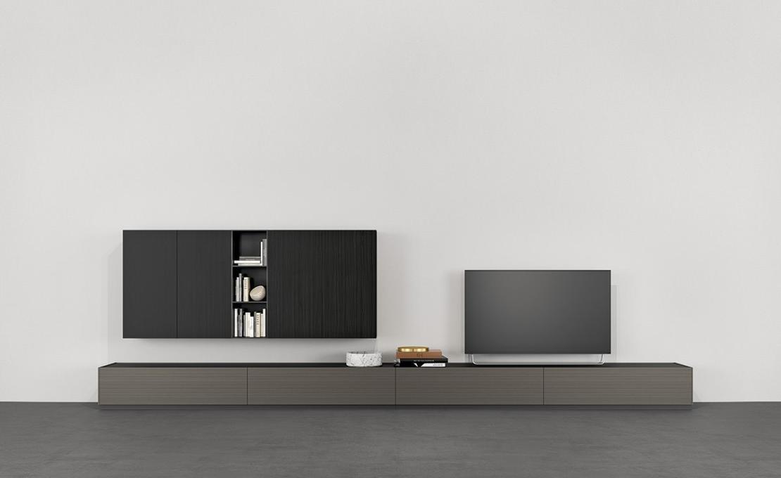 Стеллаж для книг от фабрики Poliform модель Code Day Systems