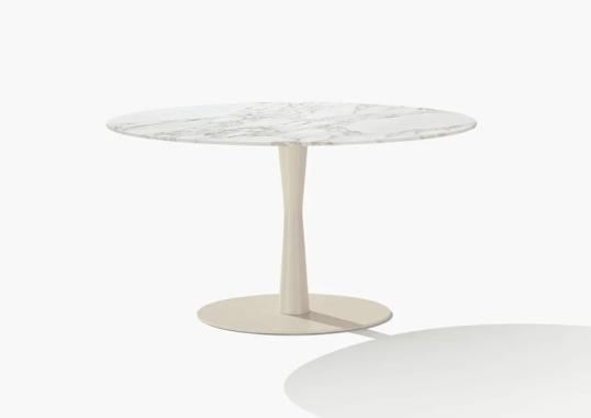 Стол Poliform Flute Table with Marble Top image 1