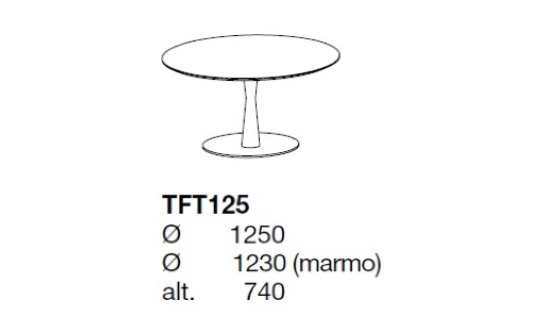 Стол от фабрики Poliform модель Flute Table Poliform