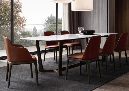 Стул Poliform Grace Chair With Armrest image 3