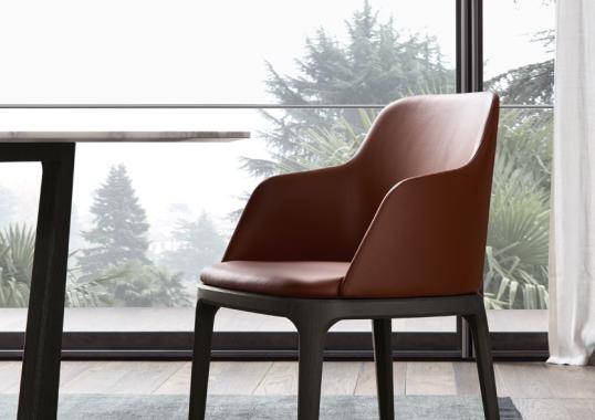 Стул Poliform Grace Chair With Armrest image 4