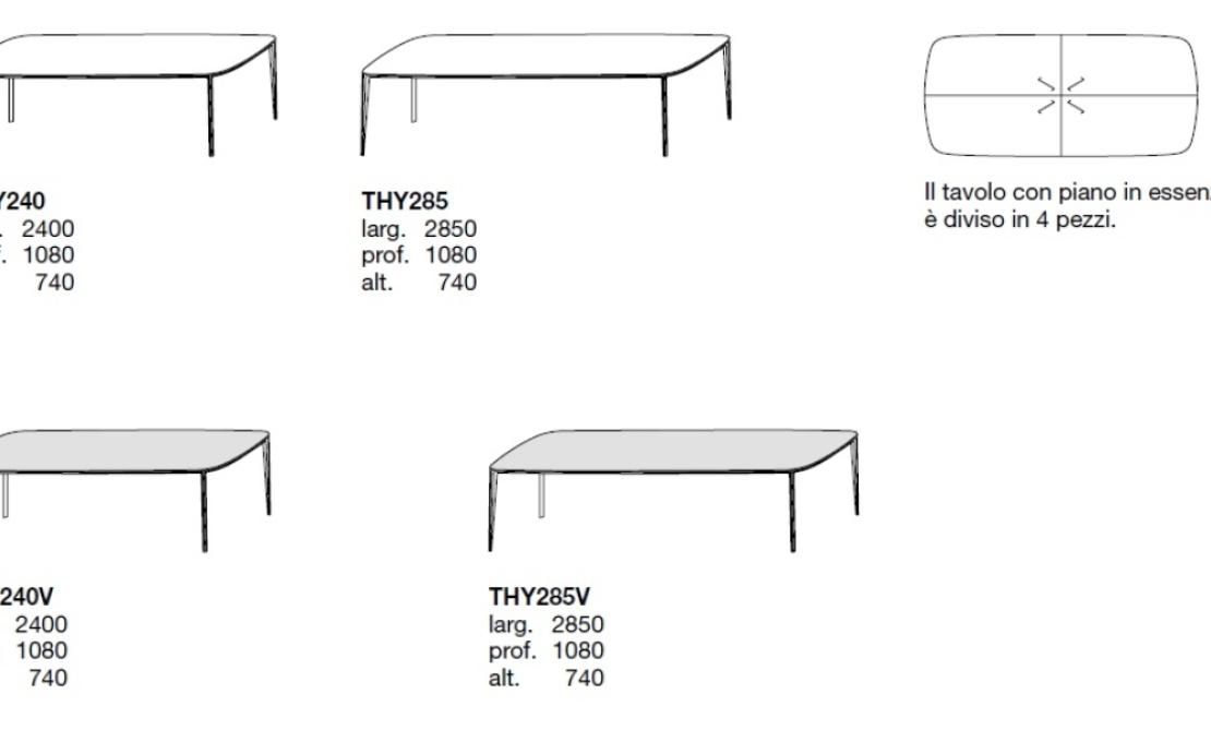 Стол от фабрики Poliform модель Henry Table