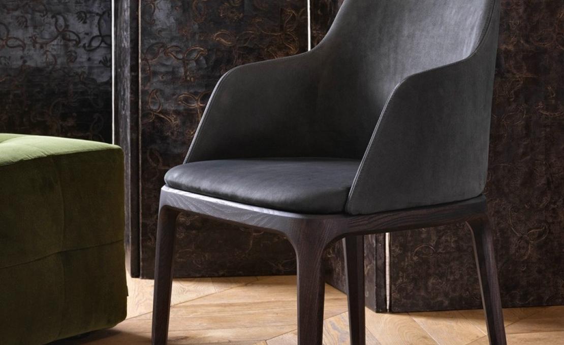 Стул от фабрики Poliform модель Grace  With Armrest 