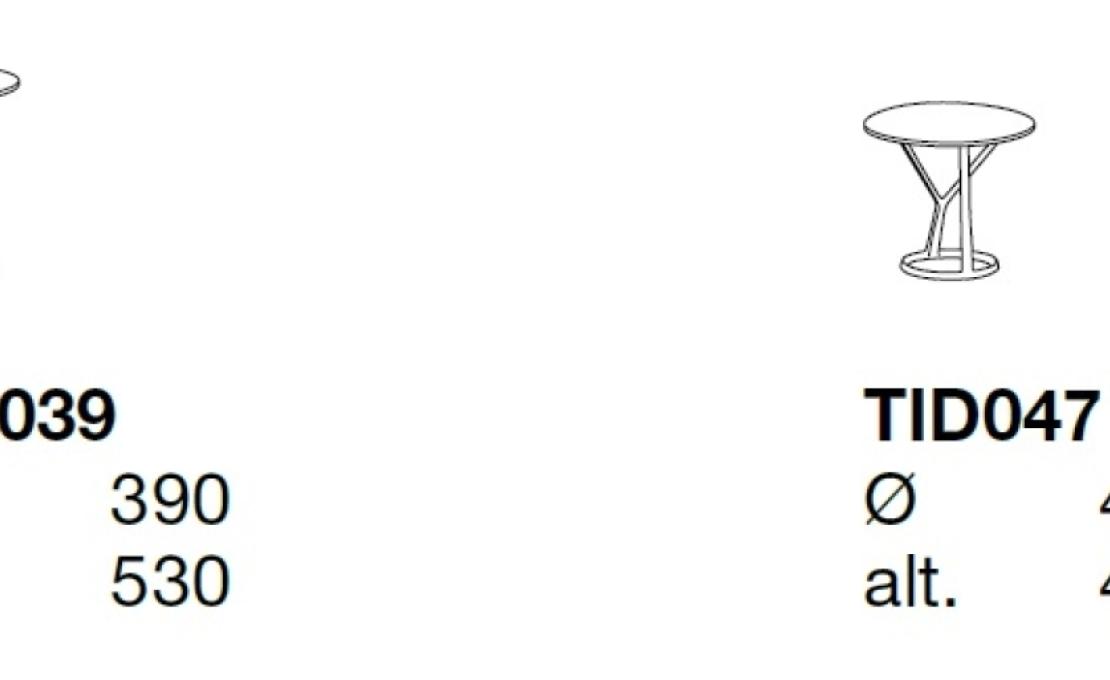 Журнальный столик от фабрики Poliform модель Ilda Side Table