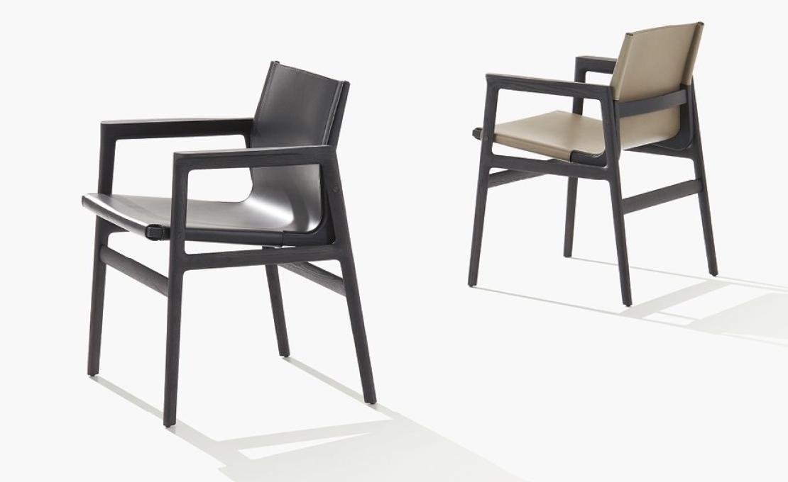 Стул от фабрики Poliform модель IPANEMA CUOIO 