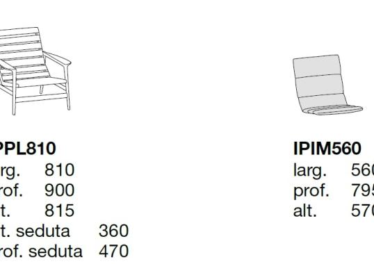 Кресло Poliform Ipanema  LeatherStrap image 2