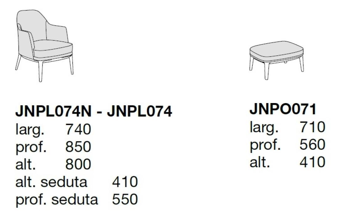 Кресло от фабрики Poliform модель JNPL074