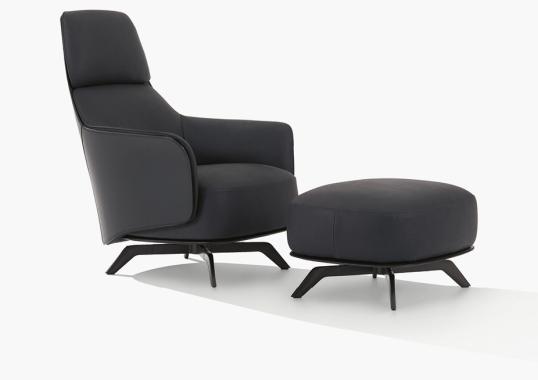 Кресло Poliform KAORI LOUNGE LEATHER image 1